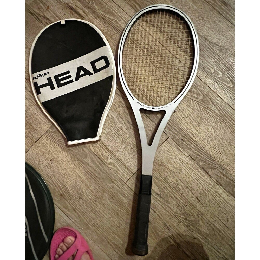 HEAD Arthur Ashe Competition Tennis Racquet 85 in² Head, 4 5/8 Grip, Cover